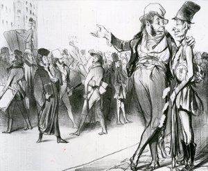 Het is toch vleiend om zoveel leerlingen te hebben gemaakt! nr.76 van de serie Caricaturana gepubliceerd in 